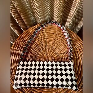 Original Nahui Ollin woven candy wrapper artisan handbag